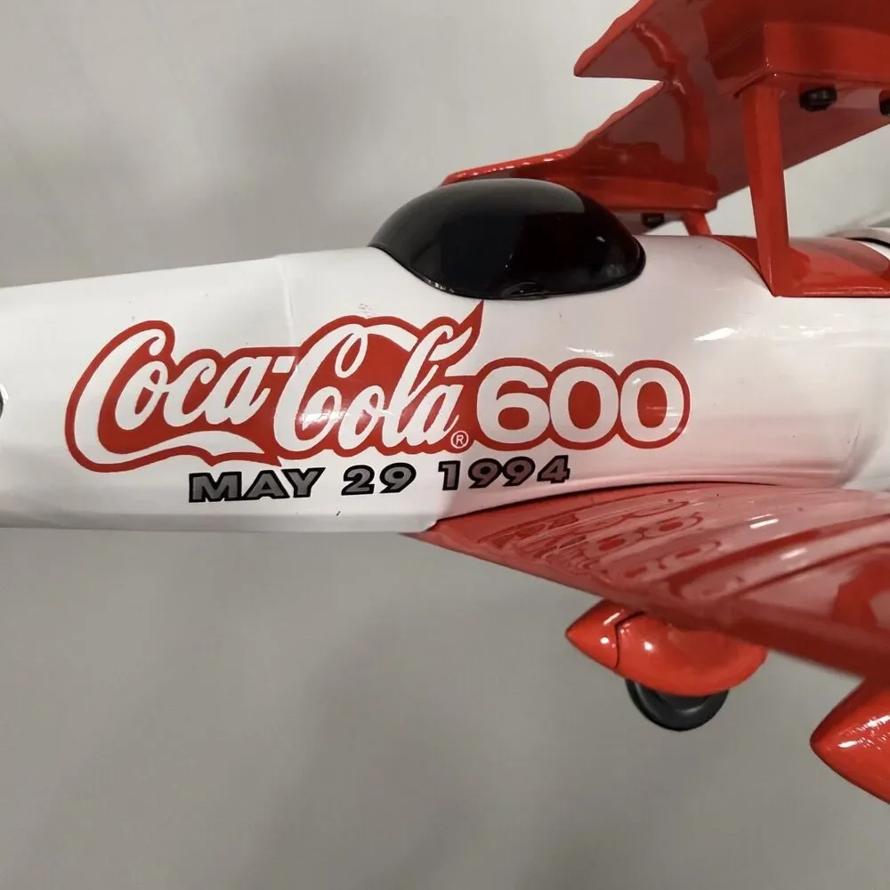 Coca-Cola Military Airplane Diecast Red White Coca-Cola 600 Charlotte 1994